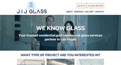 Desktop Screenshot of jandjglasslv.com